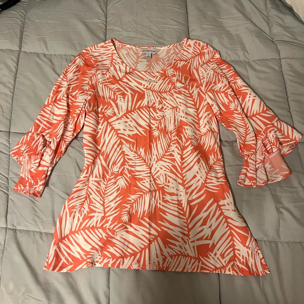 La Mer Luxe Hakf sleeve blouse
